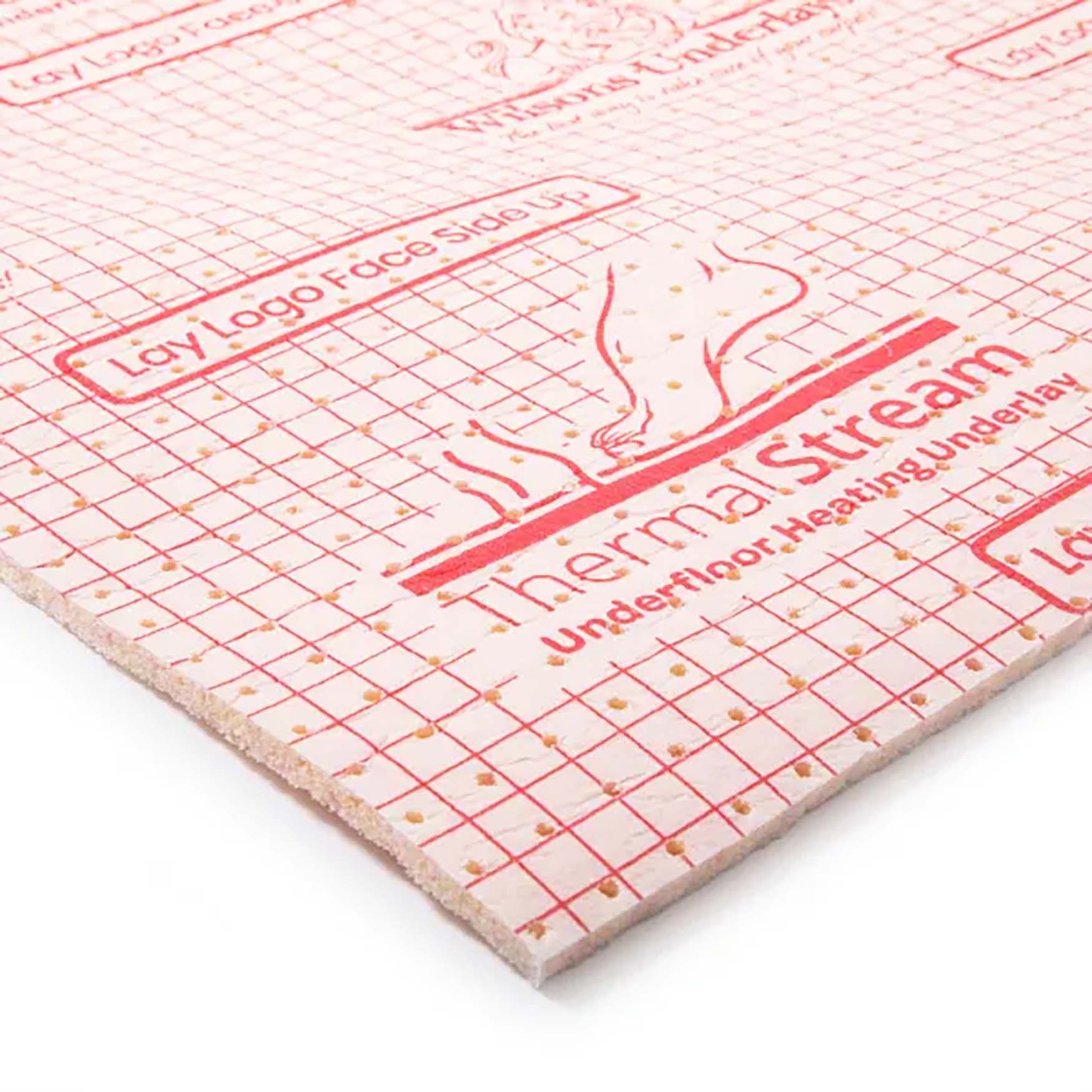 Thermastream Under Floor Heating Carpet Underlay (15m2) per roll